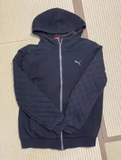 プーマ　ジップアップパーカー　ブラック　Lサイズ