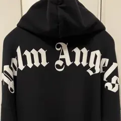 Palm Angels Logo Hoodie Black Lのサムネイル