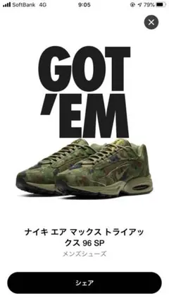 エアマックス　トライアックス96  Safari