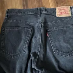 リーバイス 505 ブラックデニム 32× 36