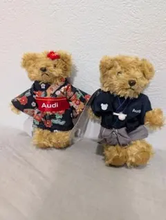 Audi 新年 和服 テディベア 2体セットタグあり