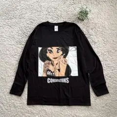 【GILDAN】ロングスリーブ Tシャツ ジャスミン タトゥー ディズニー M