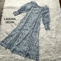 新品✨ラグナムーン★リバティ フラワーワンピース　ロングワンピース　花柄　長袖