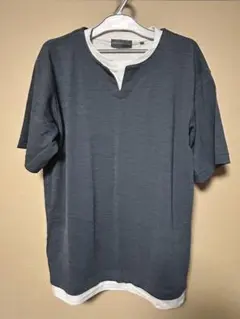 SEASON REASON 半袖シャツ L ダークグレー