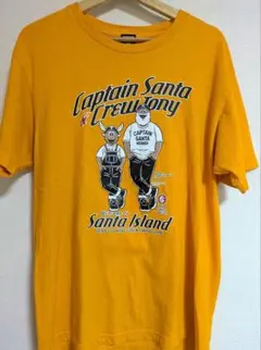 CAPTAIN SANTA Tシャツ イエロー Lサイズ