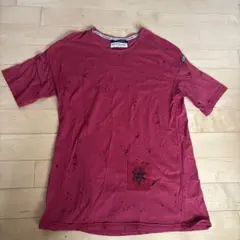 PROPA9ANDA 赤 ダメージ加工 Tシャツのサムネイル