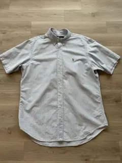 POLORALPHLAUREN ラルフローレン　オックスフォード　半袖シャツ　L