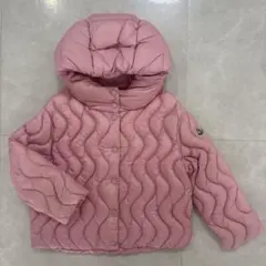 MONCLER キッズ ピンク フード付き ダウン