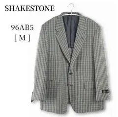 【シェイクストーン】⭐チェック ジャケット 96AB5 グレー/グリーン系