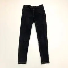 GU ジーユー ウルトラストレッチスキニージーンズ ブラック 64cm
