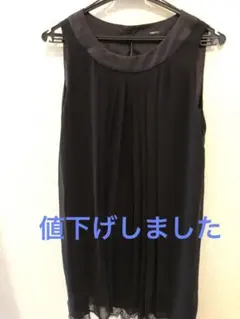 コムサイズムワンピース・黒・Lサイズ