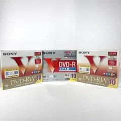 SONY DVD-R/DVD-RW 10枚枚×3パック 計30枚 未開封