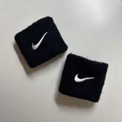 Nike 黒 リストバンド 2個セット