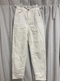 GU ホワイトデニムジーンズ レディース