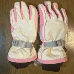 新品YOUNG TEC 通気性スノーグローブ ピンク/ホワイト