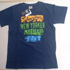 新品　半袖 Tシャツ　男児150㎝　 ネイビー