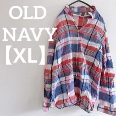 OLD NAVY 【XL】クラシックシャツ チェック柄　混合色