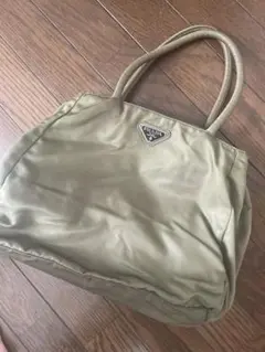 PRADA プラダ　カーキ　ハンドバッグ