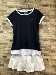 【バボラー】上下セット（TシャツネイビーXL &スコートホワイトL）