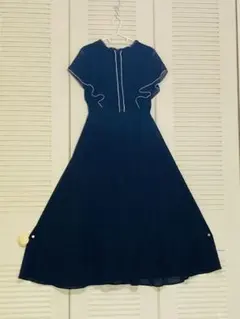 ワンピース　黒　ロング　ノースリーブ　Honeys