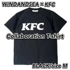 【WINDANDSEA×KFC】 メンズ コラボ Tシャツ BK Mサイズのサムネイル