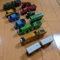 トーマス 木製鉄道玩具セット レール付き