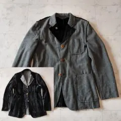 コムデギャルソンオムプリュス リバーシブルテーラードジャケット M 00ss COMME des GARCONS - コムデギャルソンオム COMME des GARCONS