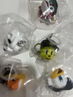 む*む様 プロ野球マスコットめじるしアクセサリーガチャガチャ 5個セット