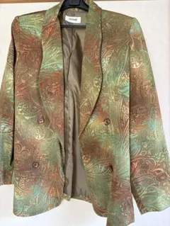 未着用　TISAME ペイズリー柄 テーラードジャケット　M〜L