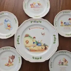 くまのプーさん　パーティーセット皿6枚（大皿1枚・小皿5枚）