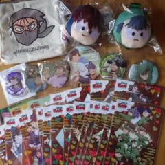 忍たま乱太郎　グッズ　まとめ売り　ブロマイド　缶バッジ　ぬいぐるみ