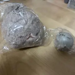 ポメラニアンもち ふわふわぬいぐるみ くろみつ