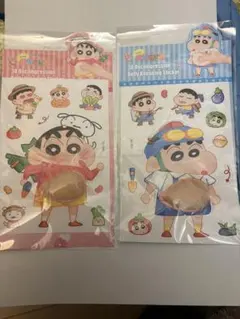 クレヨンしんちゃん 3Dデコンプレッションベリーこねシール2枚セット