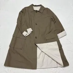 【美品】45Rナイロンロングコート 45Rオックスキルト×厚ナイロンの908コート（インディゴ）: WOMEN