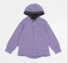 フード付きパープルスウェットジャケット