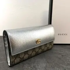 未使用品 GUCCI 日本限定 ダブルG 長財布 456116 箱付き 411のサムネイル