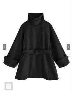 ☆GRL☆ベルト付きマルチwayフェイクウールコート