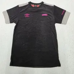 UMBRO アンブロ 半袖パイル素材シャツ ブラック　Lサイズのサムネイル