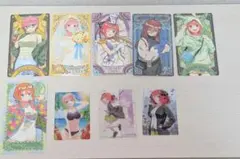 即購入ok　五等分の花嫁　一花　二乃　三玖　四葉　五月　カード