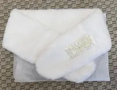 BRADALIS New York ノベルティ パール付ファーティペット