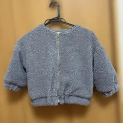 美品！！ボア素材 グレーもこもこジャケット