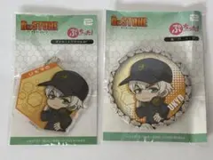 Dr. STONE 西園寺羽京 ぷちった　缶バッジとアクキーセット