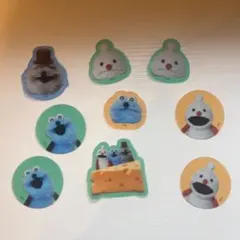 パペットスンスン ステッカー フレークシール