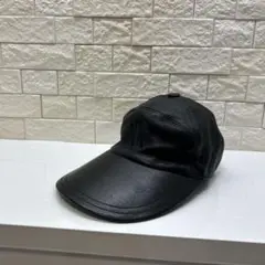 エルメス　レザーキャップ