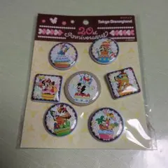 東京ディズニーランド20周年カンバッジ　新品未使用　最終価格