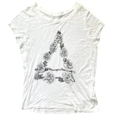 未使用 ELEVEN PARIS イレブンパリ バラプリント Tシャツ S