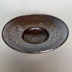 民藝・飴釉 鎬文様 皿 22cm - メルカリ