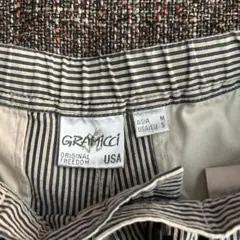 Gramicci ストライプ ワイドパンツ イージーパンツ