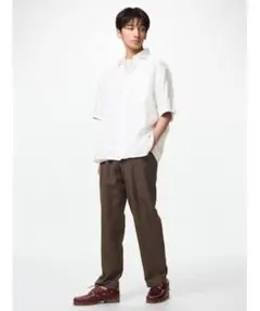 UNIQLO リネンブレンドイージーパンツ