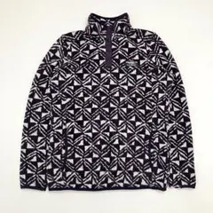 L.L.Bean エルエルビーン ジオメトリック スナップフリースプルオーバー